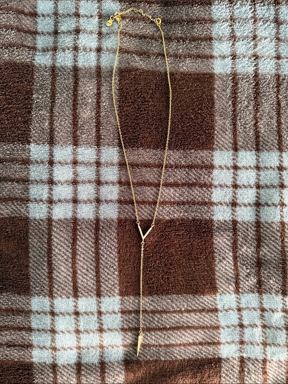 Chloe + Isabel Gold Y Lariat Necklace